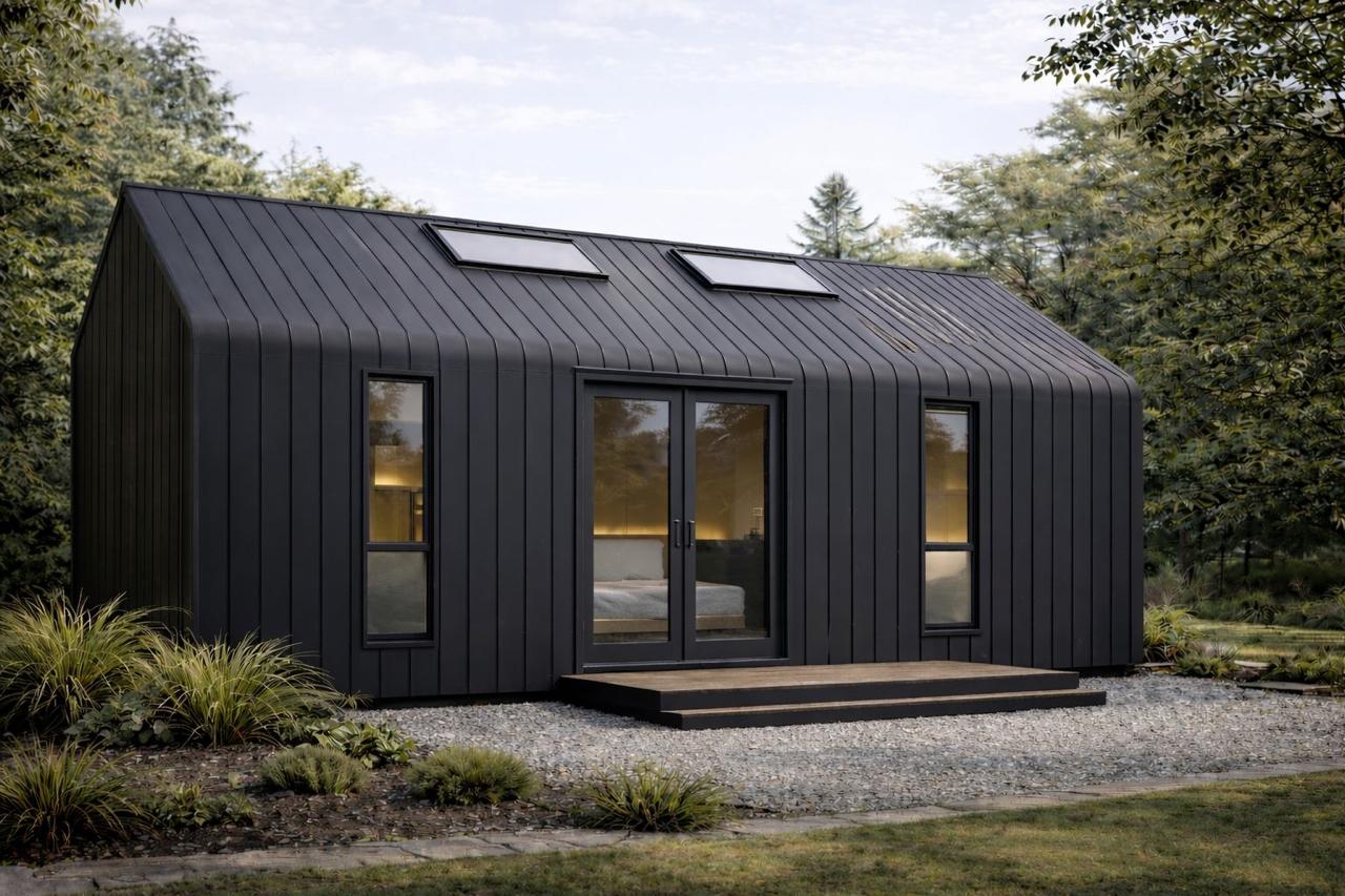 Modular steel and glass structure